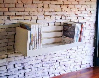 DVD Movies, Wooden Shelving, Storage and Organizing, Video Games Wall Organizer, Wood Wall Shelf, Game Storage