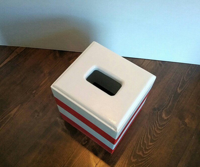 Kleenex Box Cover Bathroom Accessory Horizontal Striped Etsy