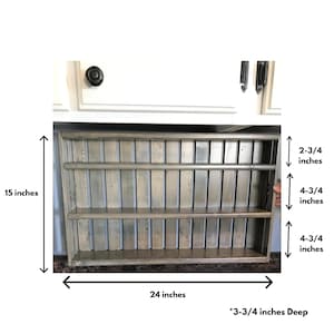 Spice Storage, Spice Rack, Wooden Crate, Under Cabinet Storage, Shelving for Spices Bild 2