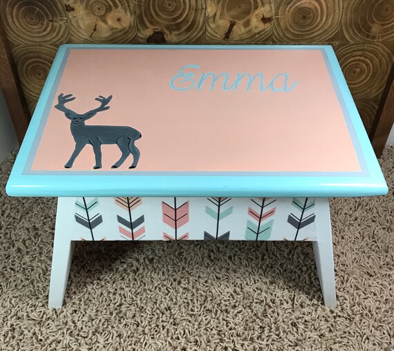 personalized baby stool