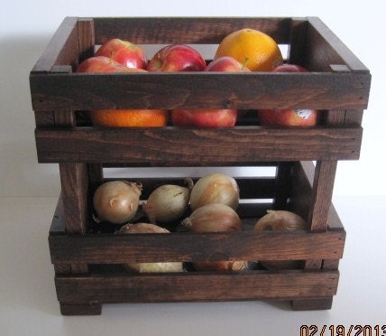 DIY Countertop Fruit Storage Container - TheDIYPlan