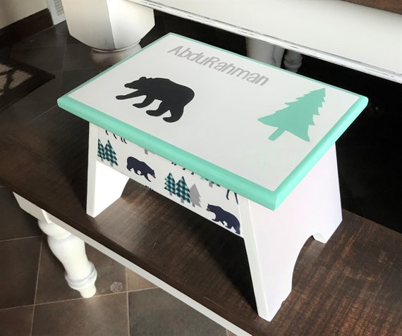 personalized baby step stool