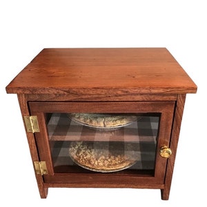 Pie Safe/Cabinet for Pies/Farmhouse Pie Keeper/Plate Holder or Organizer/Kitchen Counter/Farmhouse Decor