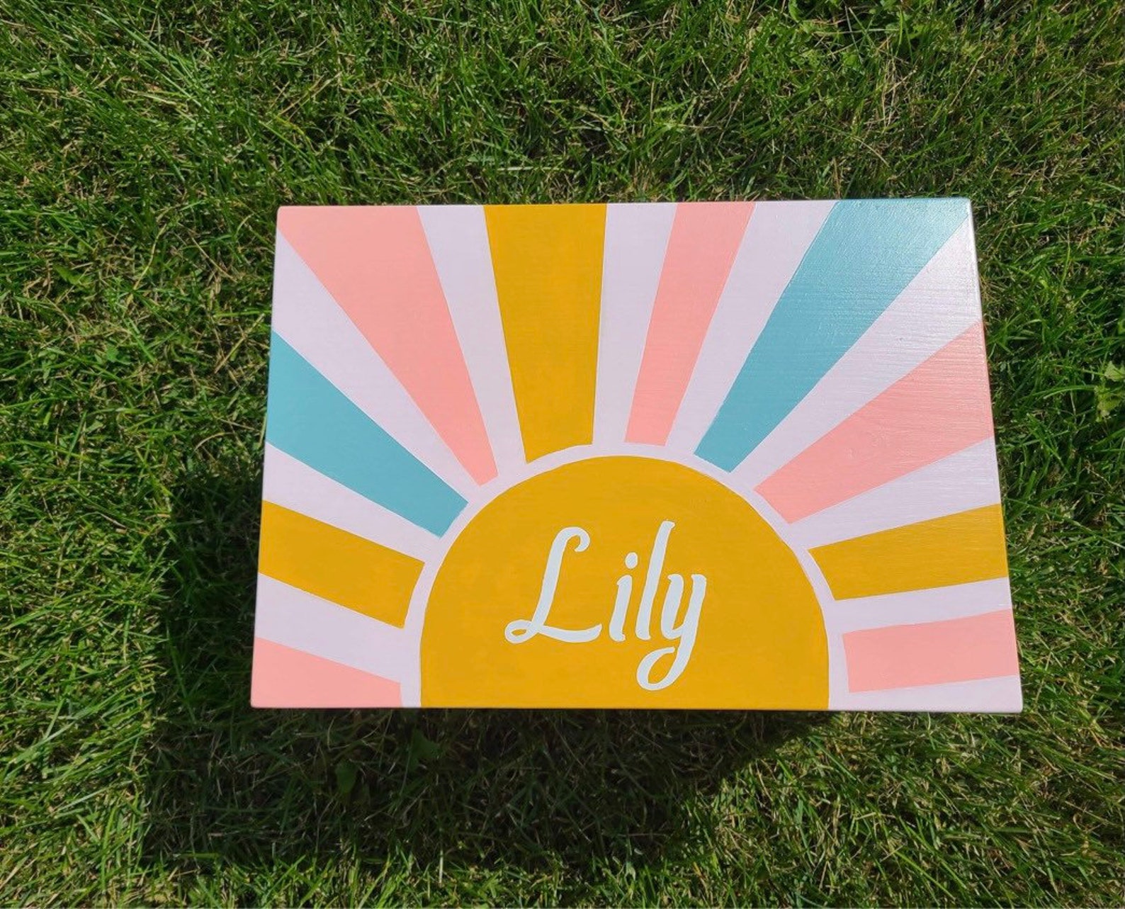 Personalized BOHO Foot Stool Name Stool Step Stool for Etsy