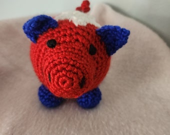 Red Patriotic Piggie-B
