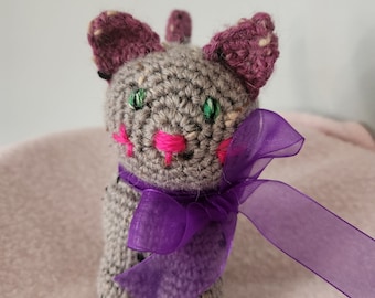 Gray Tweed Kitty