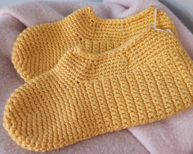 yellow earth slippers