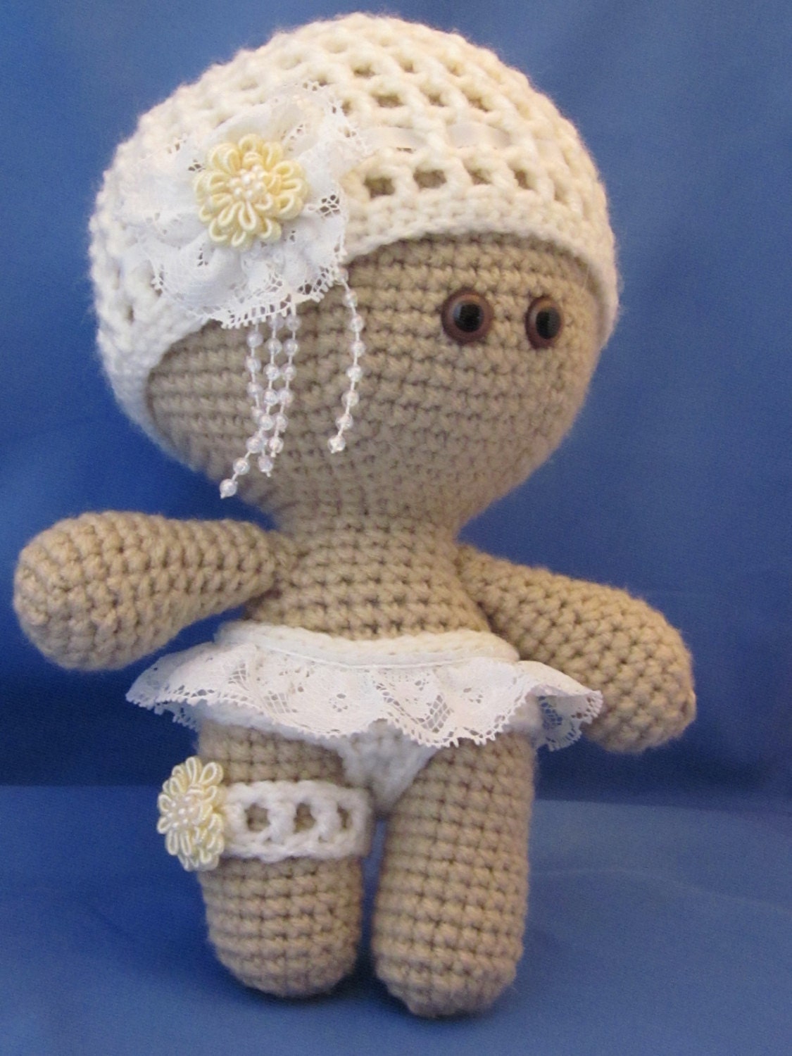 Rag Doll Crochet Doll Stuffed Doll Cuddly Baby Doll Soft little doll Groom,Amigurumi Baby Doll Super cute Wedding couple Soft Toy