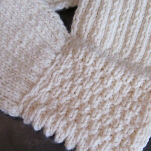 Hand-knitted Scarf / Neck Warmer / Wrap / Cowl image 5