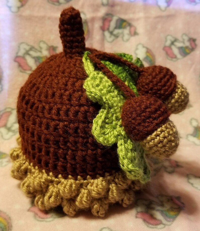 Custom Order. Crochet Acorn Hat Photo Prop Beanie Christmas - Etsy
