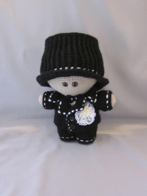Crochet Groom  Amigurumi Baby Doll  Super cute, Wedding couple, Cuddly Baby Doll, Soft Toy, Waldorf Doll, Stuffed Doll, Rag  Doll
