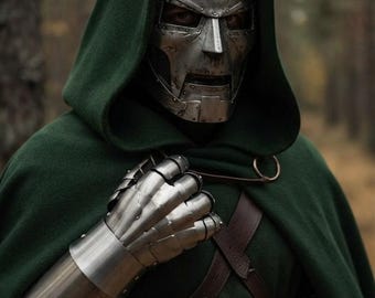 Doom Inspired Full Armor Handmade Steel Fantasy Dark Plate Armor Wearable Cosplay LARP Costume