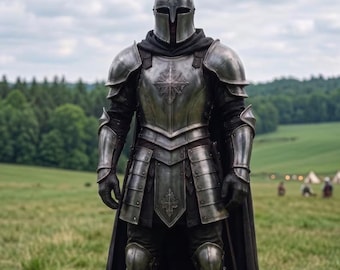 Medieval Knight Full Armor Suit Handmade Steel Cosplay Armor LARP & Display Costume for Halloween