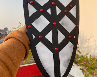 Fantasy Mittelalter Schild Handgefertigte LARP Schild Leichte Schaumstoff Prop Cosplay
