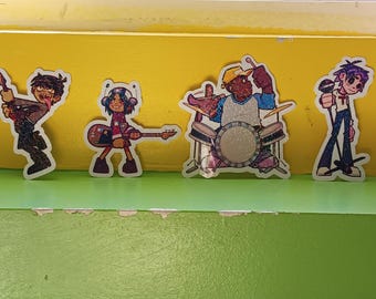 Gorillaz Stickers