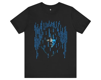 Camiseta gráfica anónima de Guy Fawkes / Camiseta rebelde de V de Vendetta