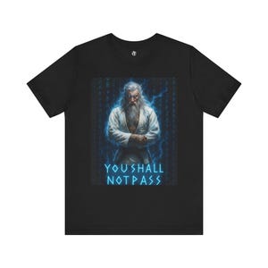 BJJ ''You Shall Not Pass'' Graphic Tee - Unisex Soft/Comfortable Casual Wear
