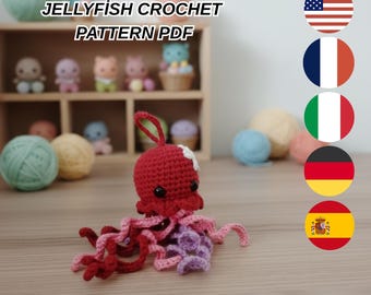 Amigurumi Jellyfish Crochet Pattern: PDF Octopus Download