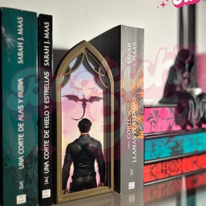 Ventana de estantería bookish booknook – Rincón de lectura | Decoración literaria hecha a mano | Regalo lectoras