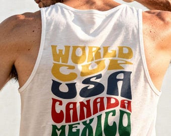 USA Soccer Tank Top 2026 – World Cup Tank, Sleeveless Soccer Shirt, Soccer Fan Gift