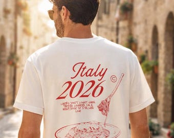 La Dolce Vita Italia Shirt – Gift for Italy Trip, Italy Vacation, Rome Naples Florence Sicily 2026