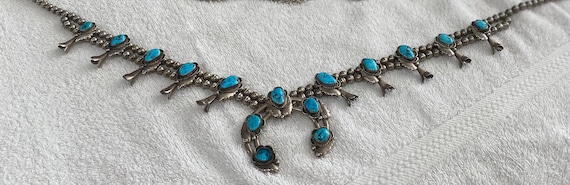 Turquoise Squash Blossom - image 2