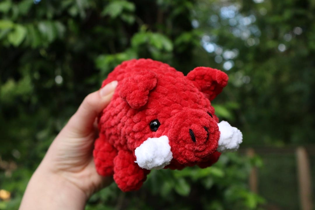 Crochet Razorback Plushie - Etsy