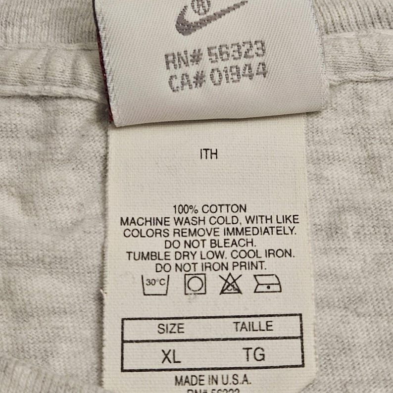 Vintage 90s Nike Just Do It Tee • Single Stitch • USA Made • Urban Jungle XL image 9