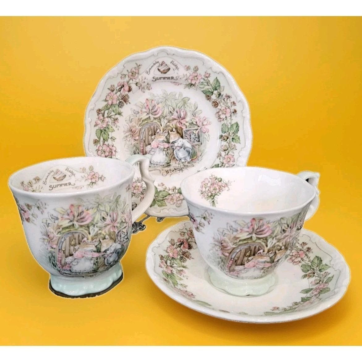 Bramble Hedge Miniature Tea Set - Etsy