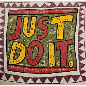 Vintage 90s Nike Just Do It Tee • Single Stitch • USA Made • Urban Jungle XL image 2