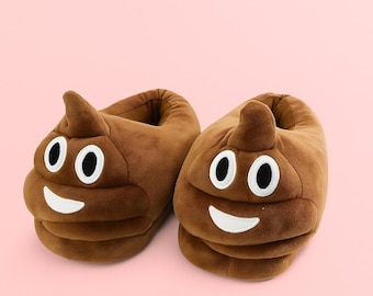Chaussons Drôles et Confortables en Peluche