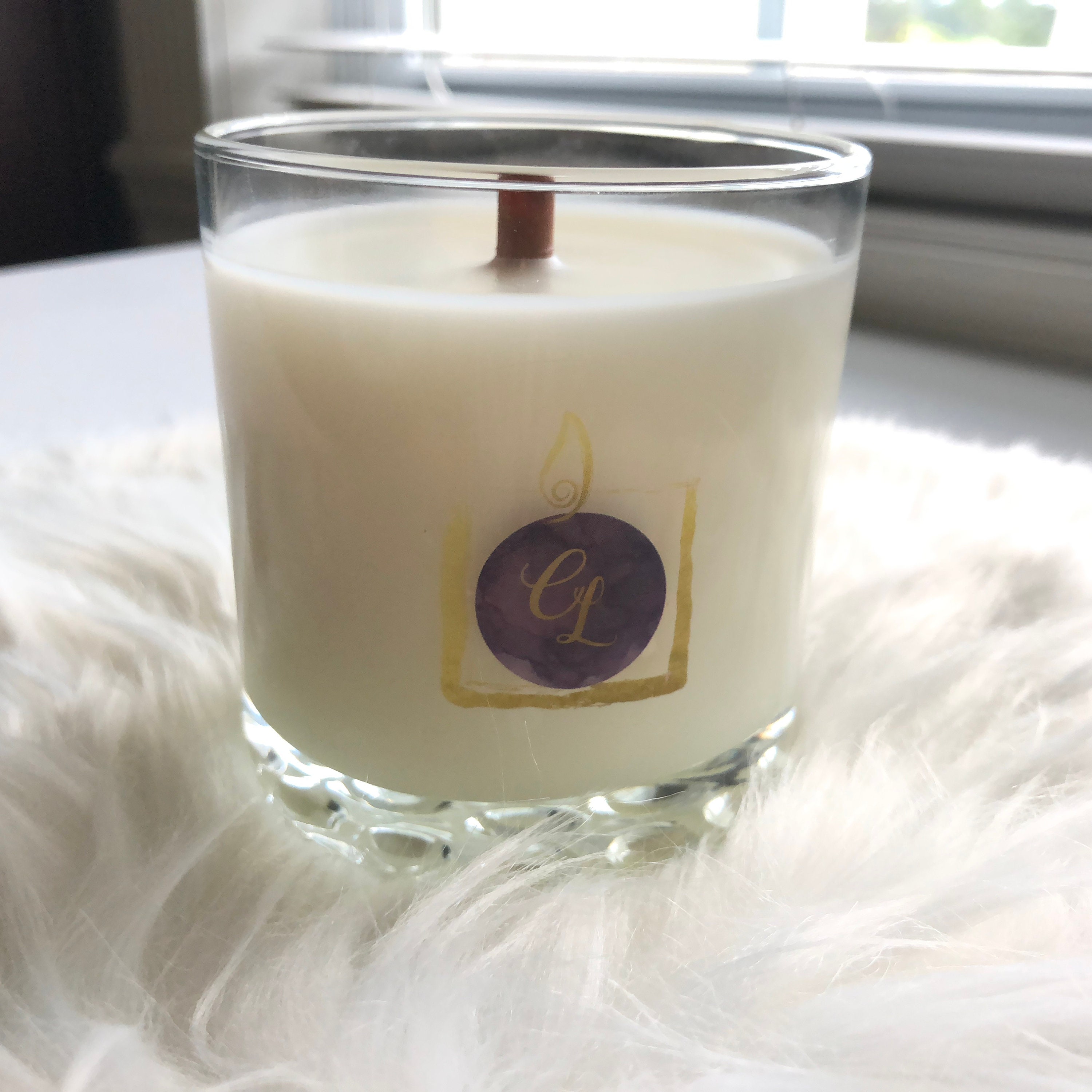 Soy & Beeswax Blend Wooden Wick Candles Hand Poured in a 10.25 Etsy
