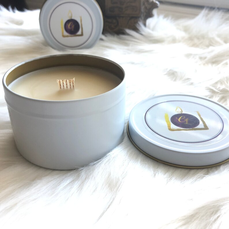 Ribbon Wick Candles Beeswax & Soy Blend Relaxation Candle Hand Etsy