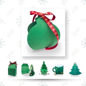 Printable Christmas Gift Boxes & Crafts PDF | DIY A4 Cut-and-Assemble Templates