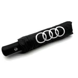 Premium Black Compact Folding Umbrella – Automatic Open & Close, Windproof Design