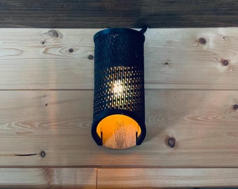 Wooden wall light