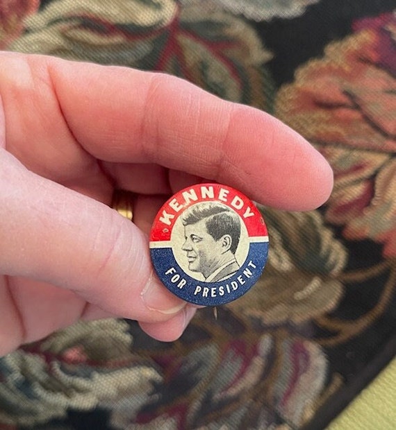 Kennedy for President Campaign Pin, John F. Kenned