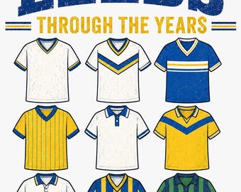 Felpa con cappuccio per bambini Leeds United, Nel corso degli anni