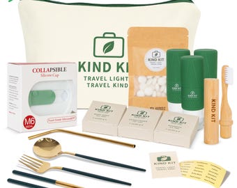 Travel Essentials Kit | TSA-Approved Refillable Toiletry Set
