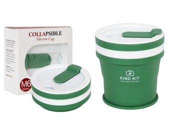 BPA-Free Silicone Foldable Travel Cup, Eco-Friendly 12oz