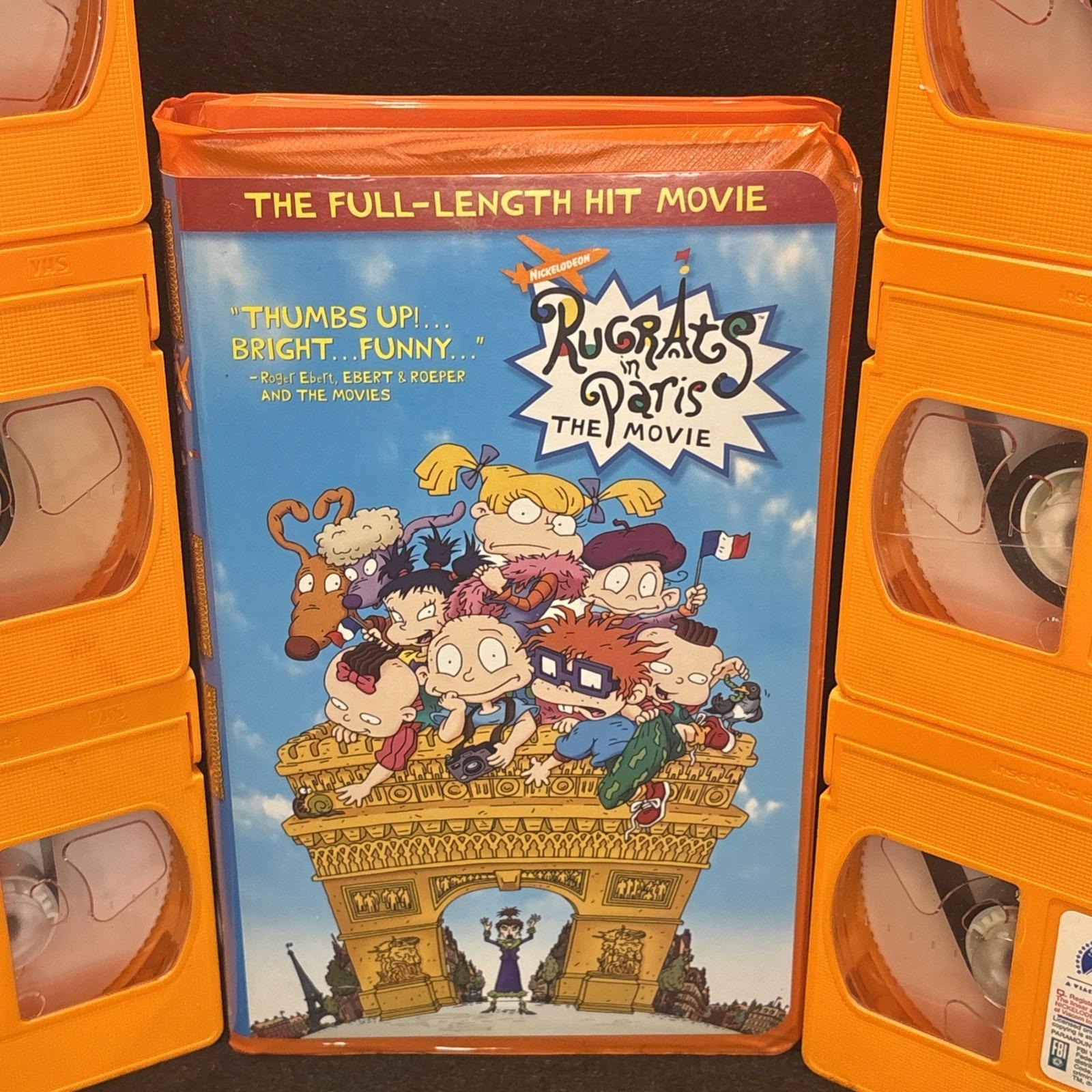 Vtg 90s Nickelodeon VHS Video Movie Lot Rugrats Little Bill, Blues ...