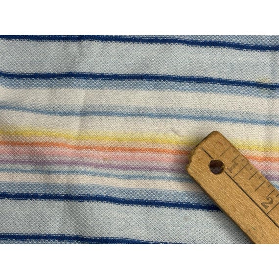 RARE VTG 70/80s Wrangler Multicolor Striped Polo … - image 7
