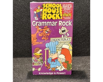 Schulhaus Rock - VHS - Grammatik Rock - Neu / Versiegelt Wissen ist Macht