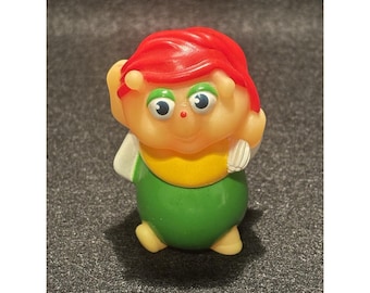 Vintage Glo Worm Glow Friends Clutterbug 1986 Playskool-vingerpop GLOWS!!!