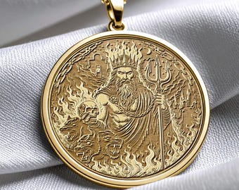 Hades Necklace Greek God Underworld Guardian