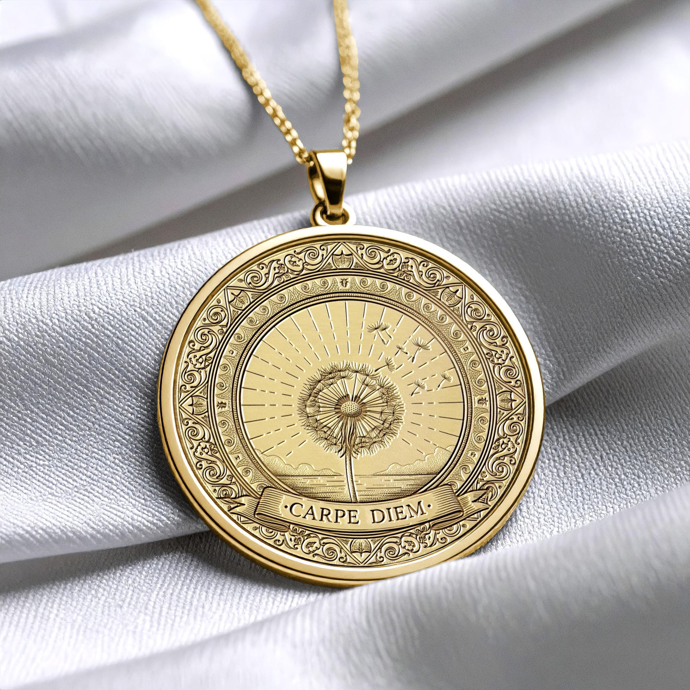 Carpe diem necklace - Etsy 日本