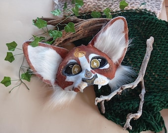 Máscara de gato therian