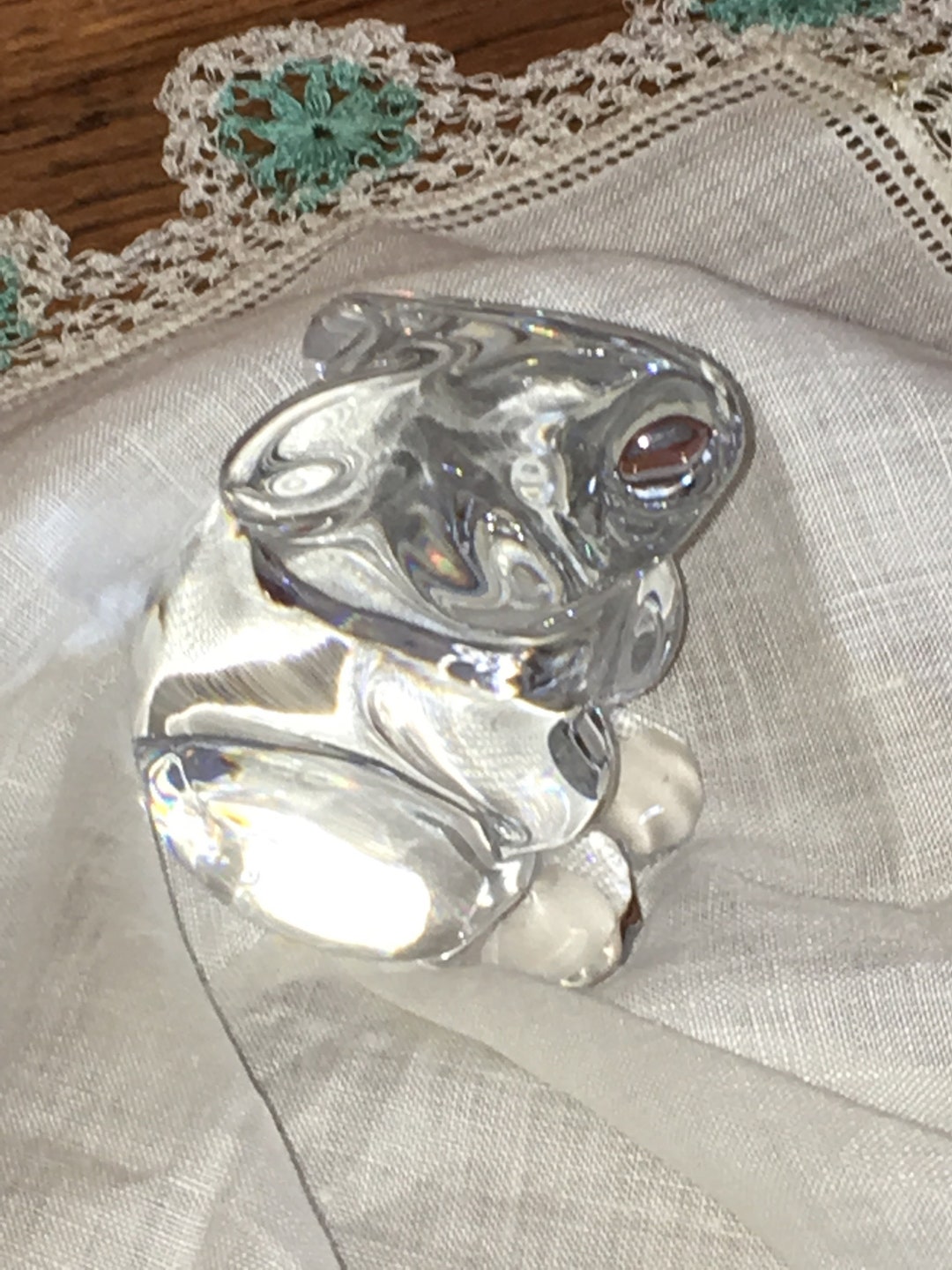 Baccarat Crystal Bunny Rabbit Circa 1980 - Collectable Figurine - Made ...
