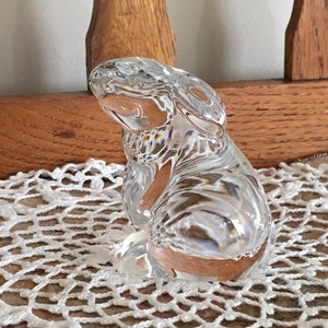 Baccarat Crystal Bunny Rabbit Circa 1980 Collectable Figurine Made in ...