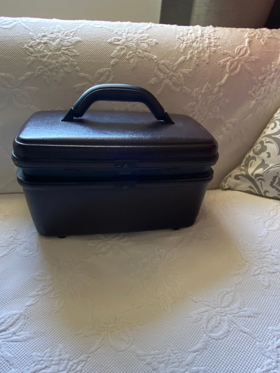 Vintage Samsonite Silhouette 5  Train Case - Choc… - image 9